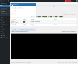 Page screenshot: WP Control 