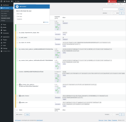 Page screenshot: WP Control  → Transients viewer