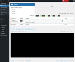 Page screenshot: WP Control 