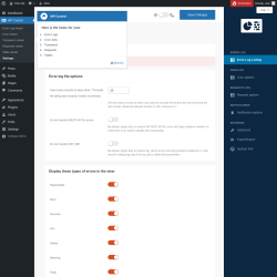 Page screenshot: WP Control  → Settings