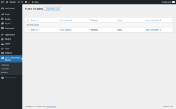 Page screenshot: 24TT Unrestricted Forms &rarr; Entries