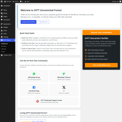Page screenshot: 24TT Forms