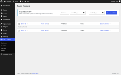 Page screenshot: 24TT Forms &rarr; Entries