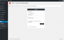Page screenshot: 2FAS &rarr; Personal settings