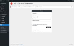 Page screenshot: 2FAS