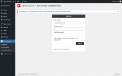 Page screenshot: 2FAS Classic