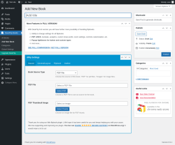 Page screenshot: DearFlip Books &rarr; Add New Book