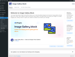 Page screenshot: Tools → Image Gallery
