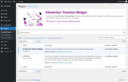 Page screenshot: Plugins &lsaquo; Test site &mdash; WordPress