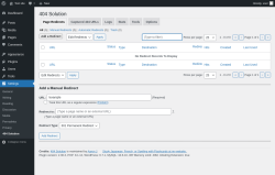 Page screenshot: Settings &rarr; 404 Solution