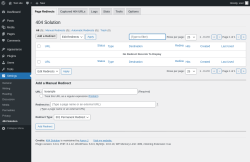 Page screenshot: Settings &rarr; 404 Solution