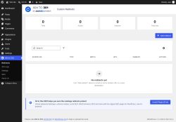 Page screenshot: 404 to 301