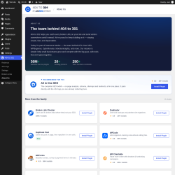 Page screenshot: 404 to 301 &rarr; About Us