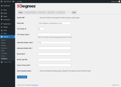 Page screenshot: Settings &rarr; 51Degrees &rarr; Pmp