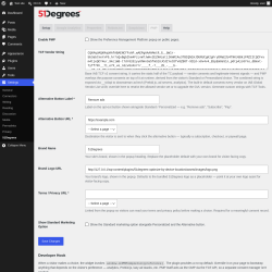 Page screenshot: Settings &rarr; 51Degrees &rarr; PMP