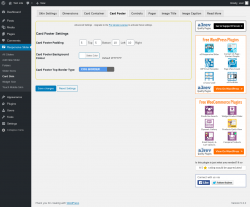 Page screenshot: Responsive Slider &rarr; Card Skin &rarr; Card Footer