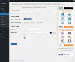 Page screenshot: Responsive Slider &rarr; Card Skin &rarr; Read More