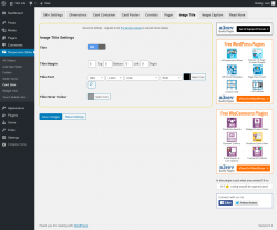 Page screenshot: Responsive Slider &rarr; Card Skin &rarr; Image Title