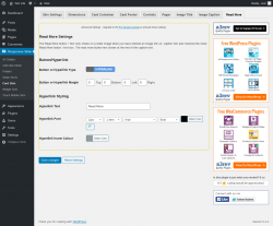 Page screenshot: Responsive Slider &rarr; Card Skin &rarr; Read More