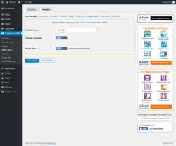 Page screenshot: Responsive Slider &rarr; Slider Skins &rarr; Template 2
