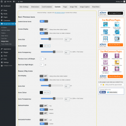 Page screenshot: Responsive Slider &rarr; Widget Skin &rarr; Controls