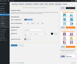 Page screenshot: Responsive Slider &rarr; Card Skin &rarr; Read More