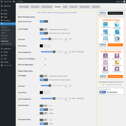 Page screenshot: Responsive Slider &rarr; Widget Skin &rarr; Controls