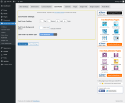 Page screenshot: Responsive Slider &rarr; Card Skin &rarr; Card Footer