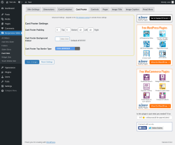 Page screenshot: Responsive Slider &rarr; Card Skin &rarr; Card Footer