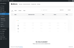 Page screenshot: aBlocks → Submissions