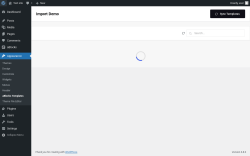 Page screenshot: Appearance → aBlocks Templates