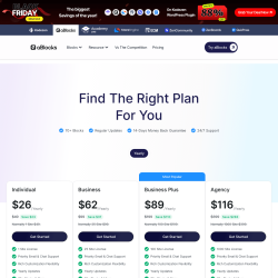Page screenshot: aBlocks →  Get Pro