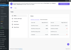 Page screenshot: Academy LMS → Tools
