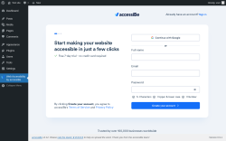 Page screenshot: Web Accessibility by accessiBe