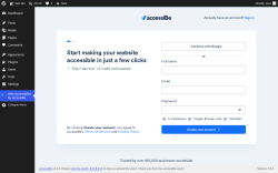 Page screenshot: Web Accessibility by accessiBe