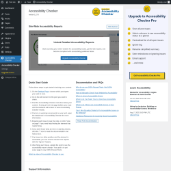 Page screenshot: Accessibility Checker