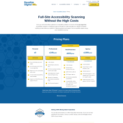 Page screenshot: Accessibility Checker → Upgrade to Pro