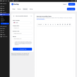 Page screenshot: OneTap &rarr; Statement