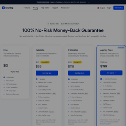 Page screenshot: OneTap &rarr; Get PRO