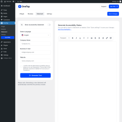 Page screenshot: OneTap &rarr; Statement
