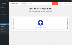 Page screenshot: Accordions