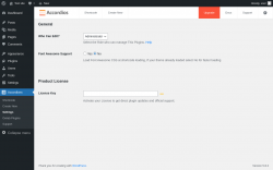Page screenshot: Accordions &rarr; Settings