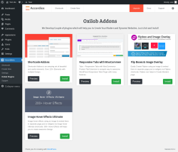 Page screenshot: Accordions &rarr; Oxilab Plugins