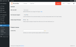 Page screenshot: Accordions &rarr; Settings