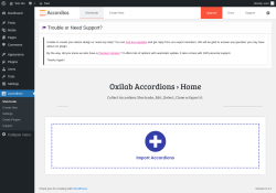 Page screenshot: Accordions