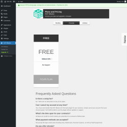 Page screenshot: ACF Blocks → Upgrade  ➤