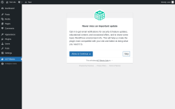 Page screenshot: ACF Blocks Dashboard ‹ Test site — WordPress