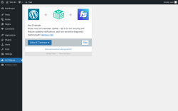 Page screenshot: ACF Blocks Dashboard ‹ Test site — WordPress