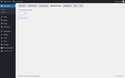 Page screenshot: Frontend Admin → Uploads Privacy 
