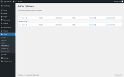 Page screenshot: Users → Followers ⁂
